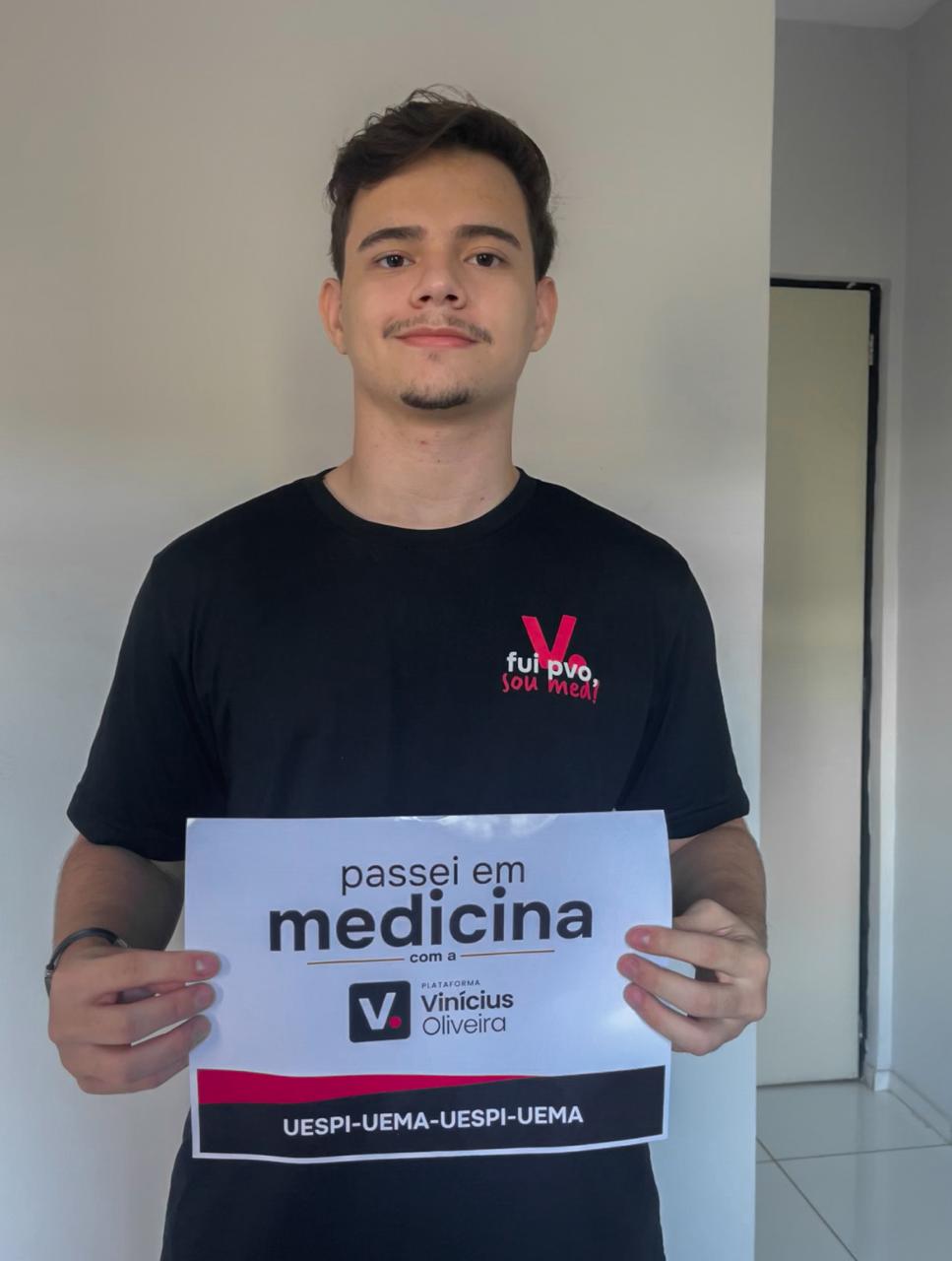 Aluno aprovado em Medicina com a PVO
