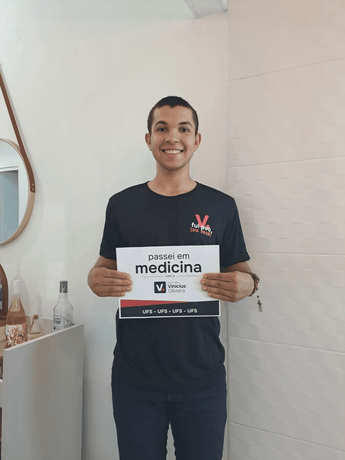 Aluno aprovado em Medicina com a PVO