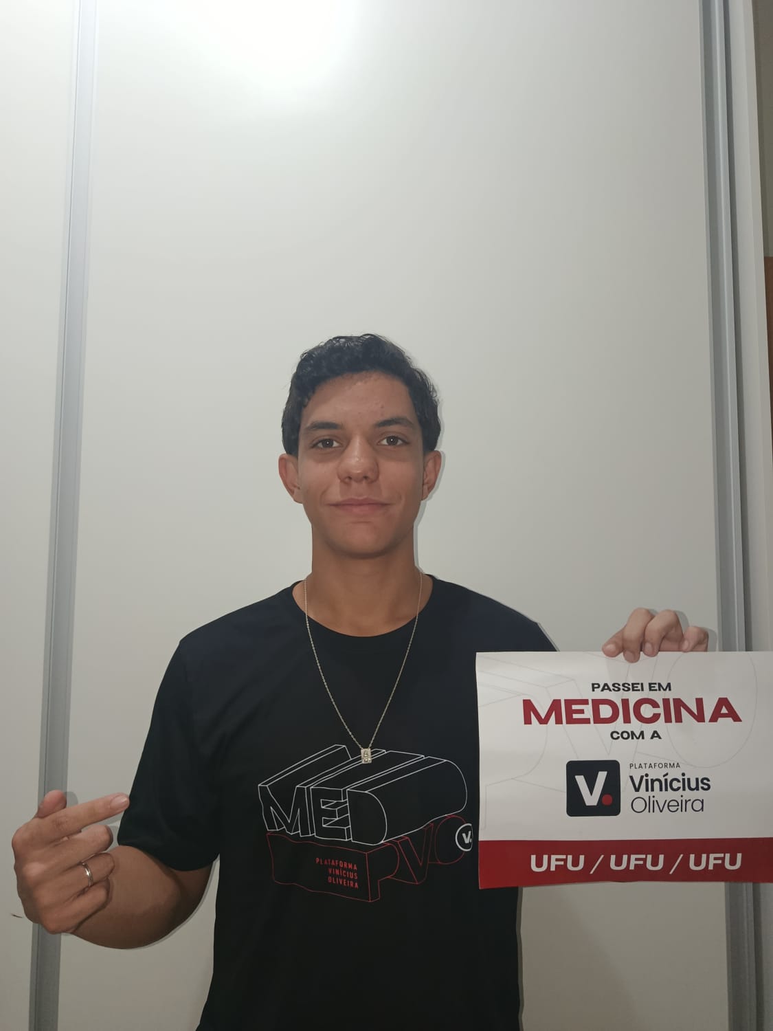 Aluno aprovado em Medicina com a PVO
