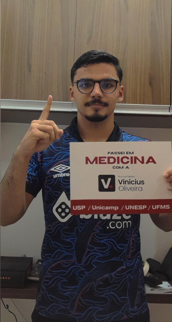 Aluno aprovado em Medicina com a PVO