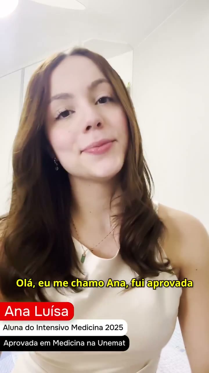 Depoimento de aluno aprovado — Ana Luísa
