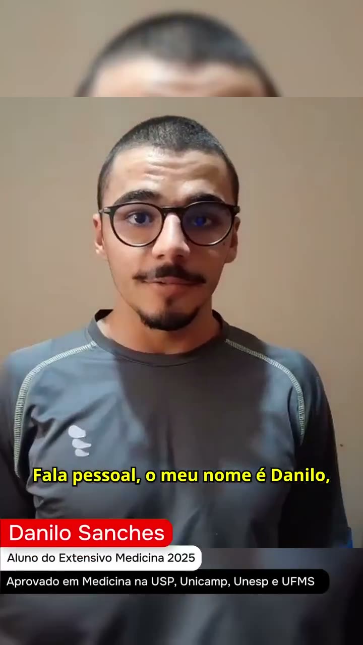 Depoimento de aluno aprovado — Danilo